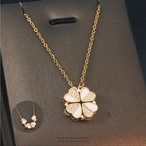 Four Leaf Clover Pendant Gold Necklace